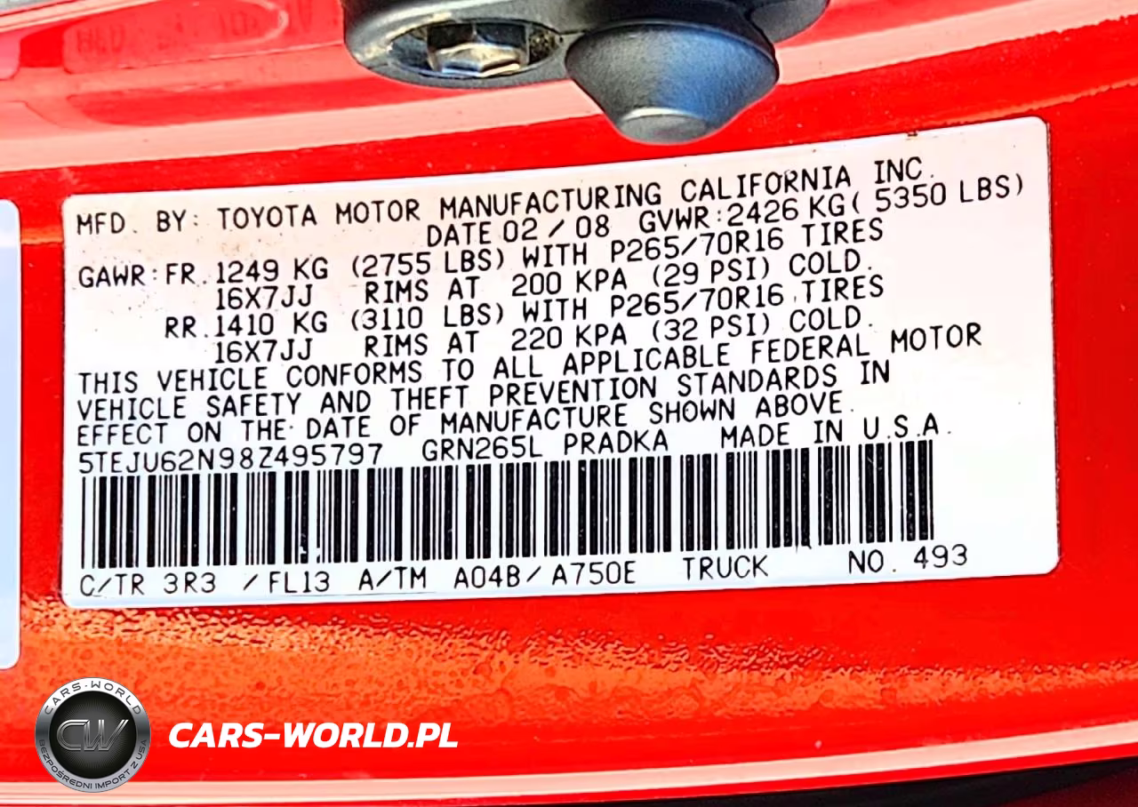 2008 Toyota Tacoma Double Cab Prerunner VIN:5TEJU62N98Z495797 - 12