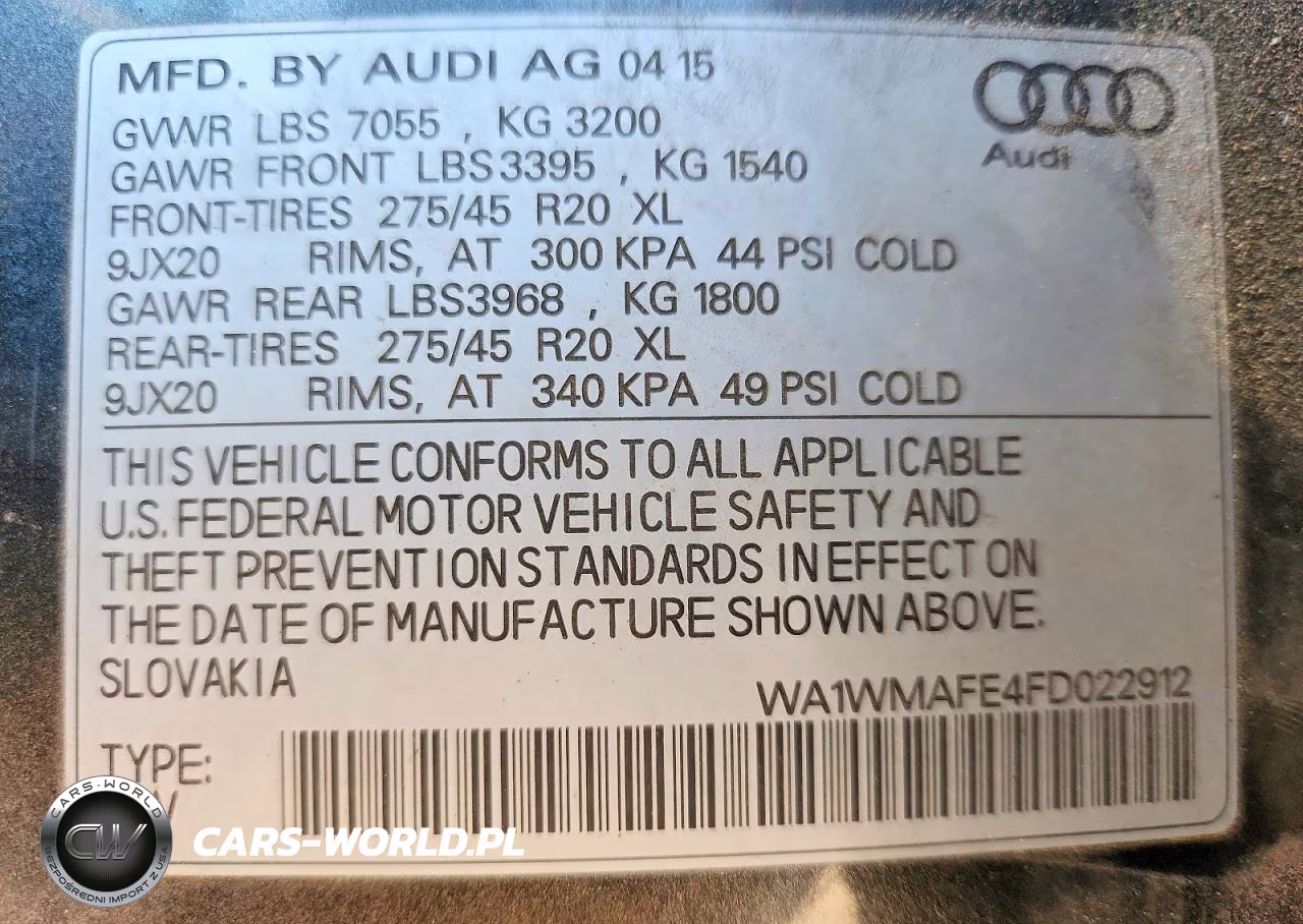 2014 Audi Q7 Premium Plus 4D S VIN:WA1WMAFE4FD022912 - 13