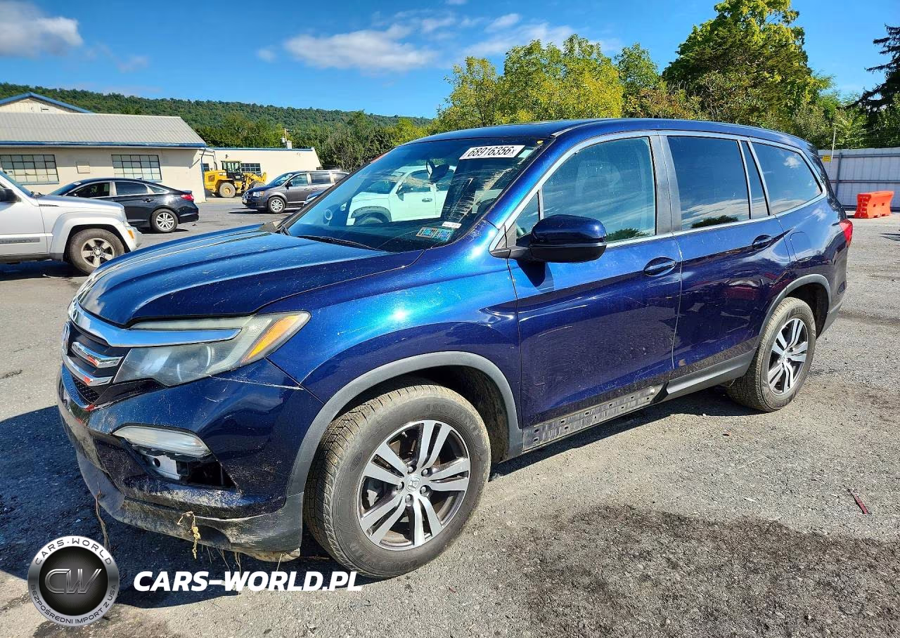 2016 Honda Pilot Exl VIN:5FNYF6H51GB064242 - 1