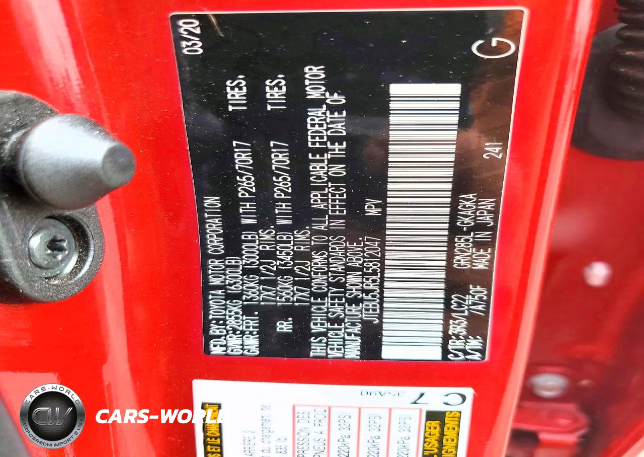 2020 Toyota 4Runner Trd Off-Road Premium VIN:JTEBU5JR5L5812047 - 14