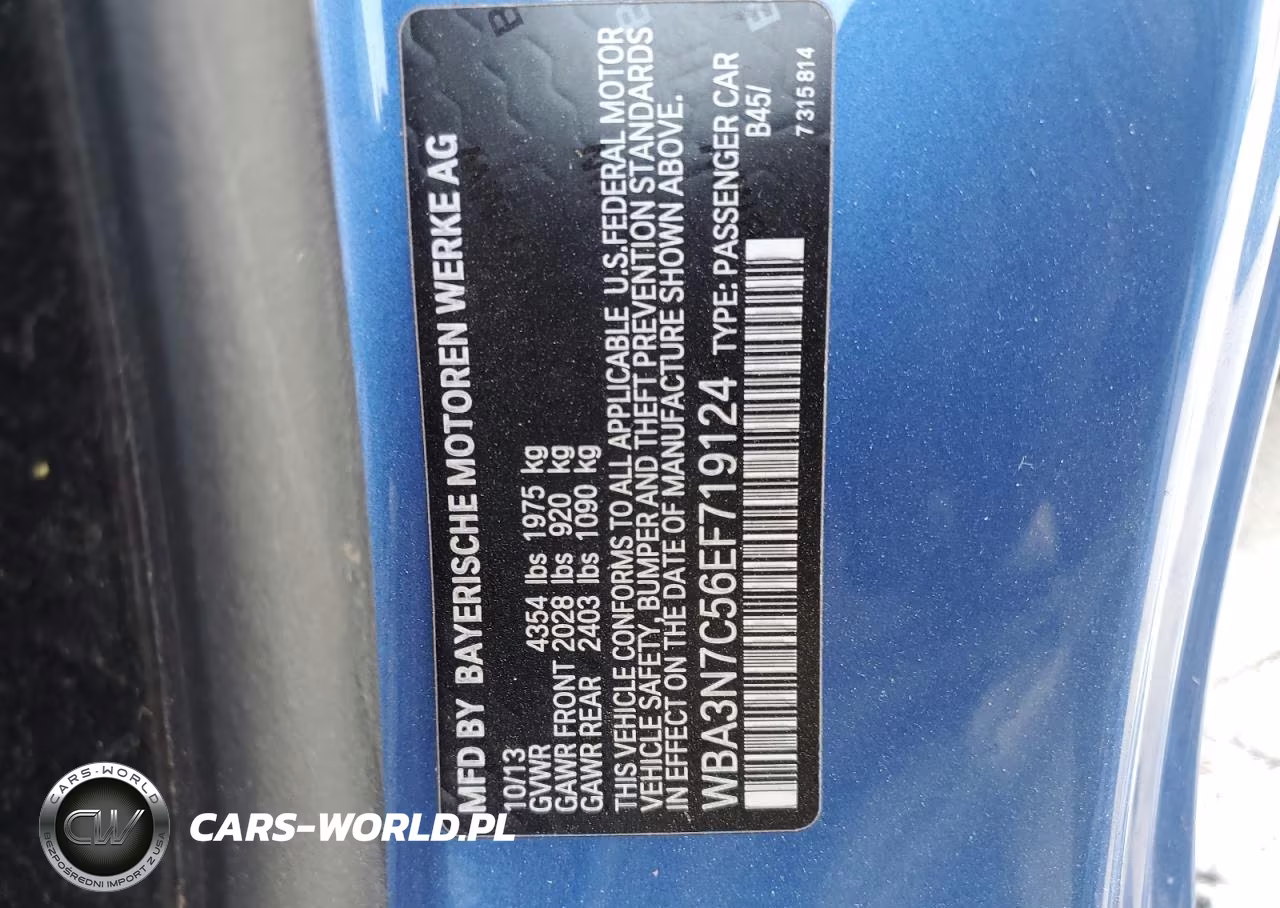2014 BMW 428 I VIN:WBA3N7C56EF719124 - 13