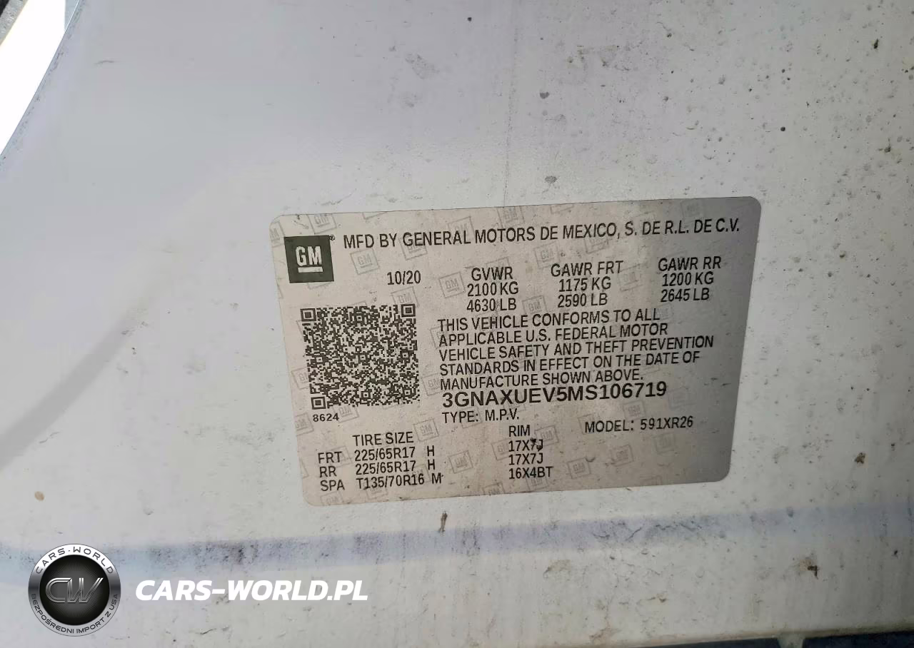2021 Chevrolet Equinox Lt VIN:3GNAXUEV5MS106719 - 12