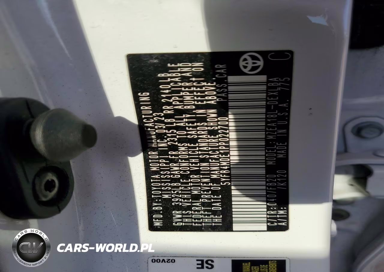 2023 Toyota Corolla Le VIN:5YFB4MDE1PP022700 - 12
