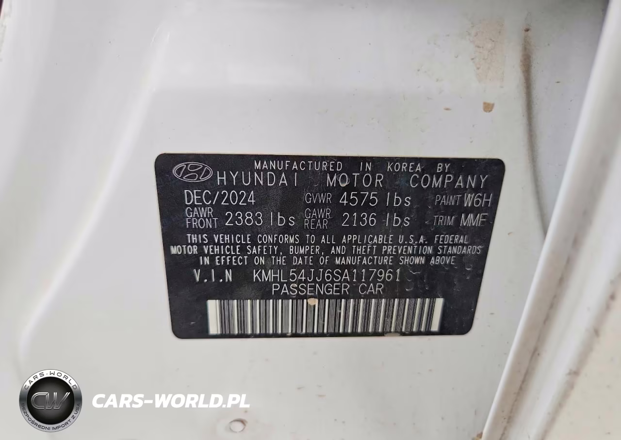 2025 Hyundai Sonata Hybrid Limited VIN:KMHL54JJ6SA117961 - 12