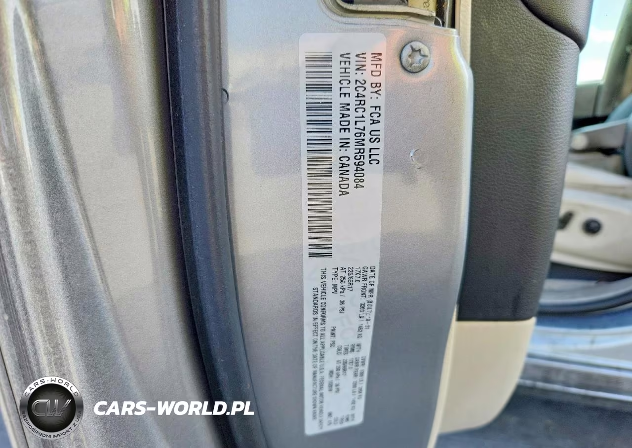 2021 Chrysler Pacifica Hybrid Touring L VIN:2C4RC1L76MR594084 - 12