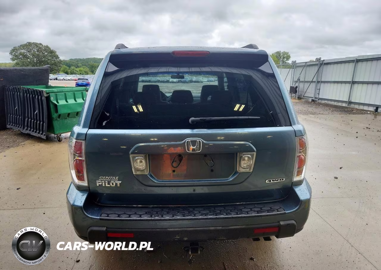 2006 Honda Pilot Ex VIN:5FNYF18456B018079 - 6