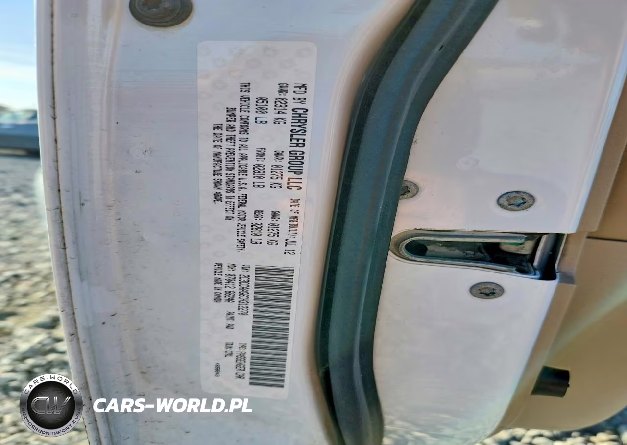2012 Chrysler 300 VIN:2C3CCAAG6CH312270 - 12