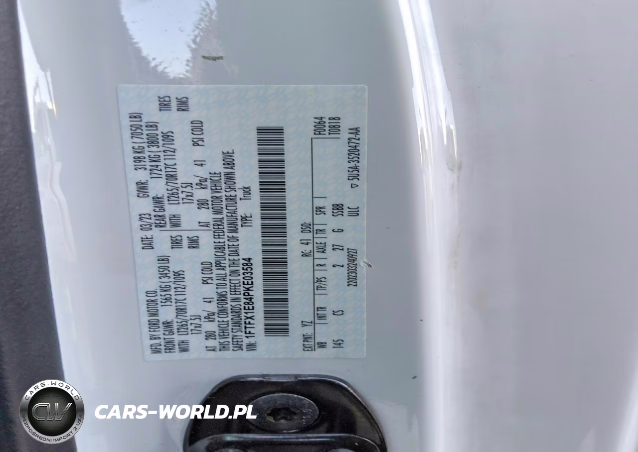 2023 Ford F150 Super Cab VIN:1FTFX1E84PKE03584 - 13