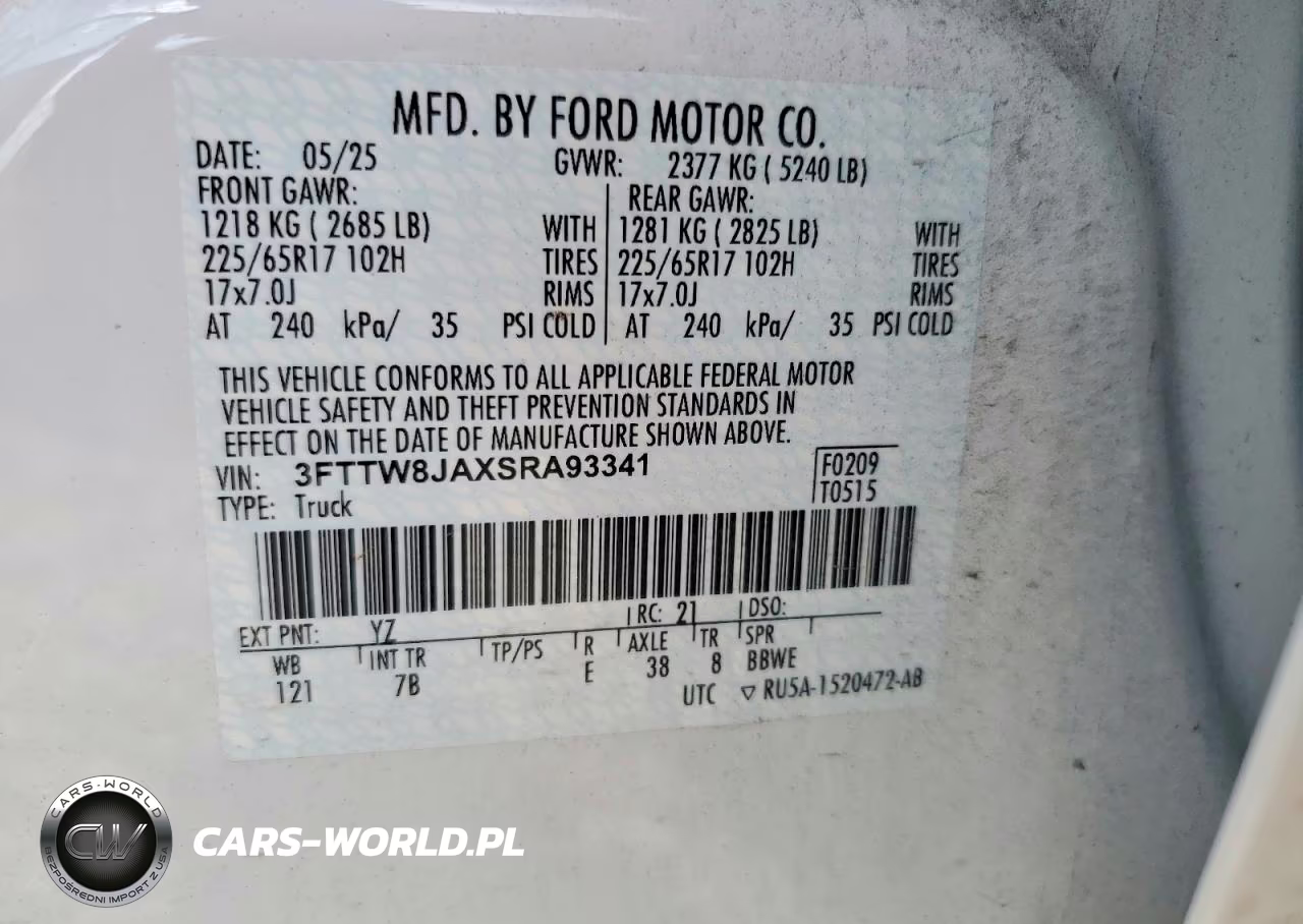 2025 Ford Maverick Xlt VIN:3FTTW8JAXSRA93341 - 12