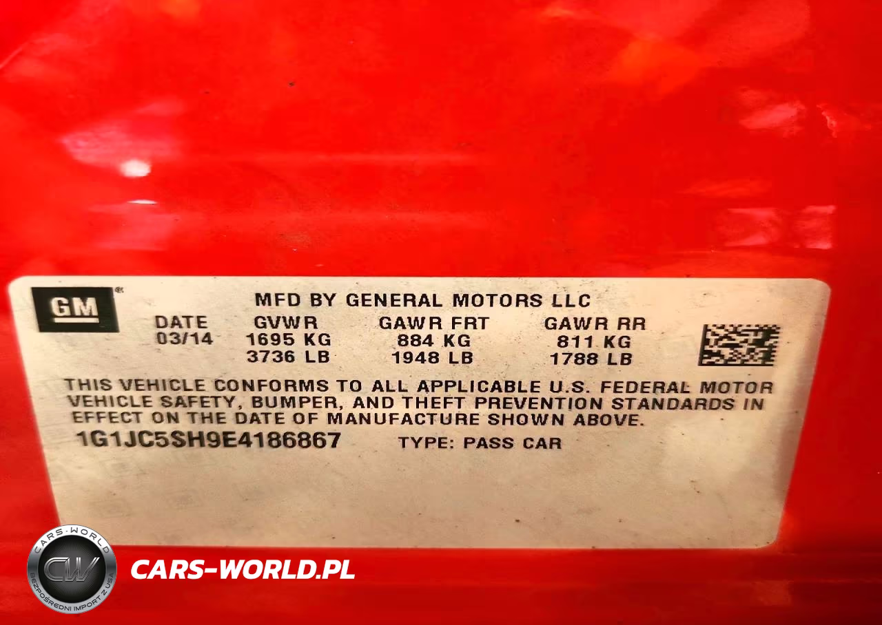 2014 Chevrolet Sonic Lt VIN:1G1JC5SH9E4186867 - 12