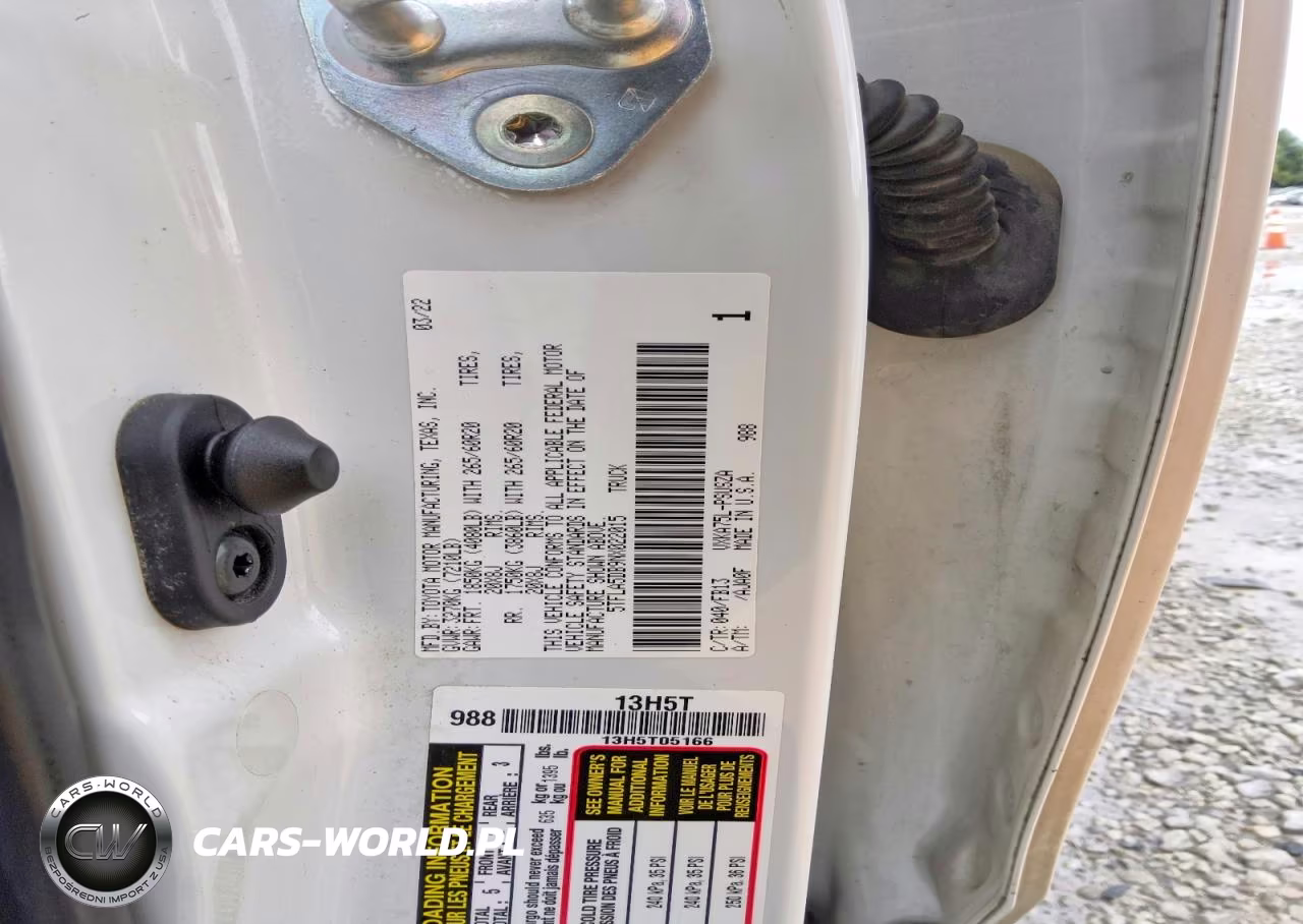2022 Toyota Tundra Sr5 VIN:5TFLA5DB9NX022015 - 12