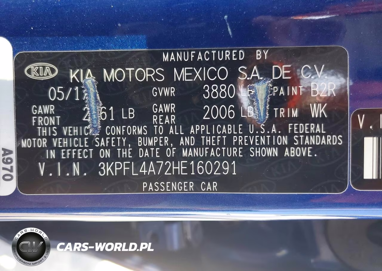 2017 Kia Forte S VIN:3KPFL4A72HE160291 - 12