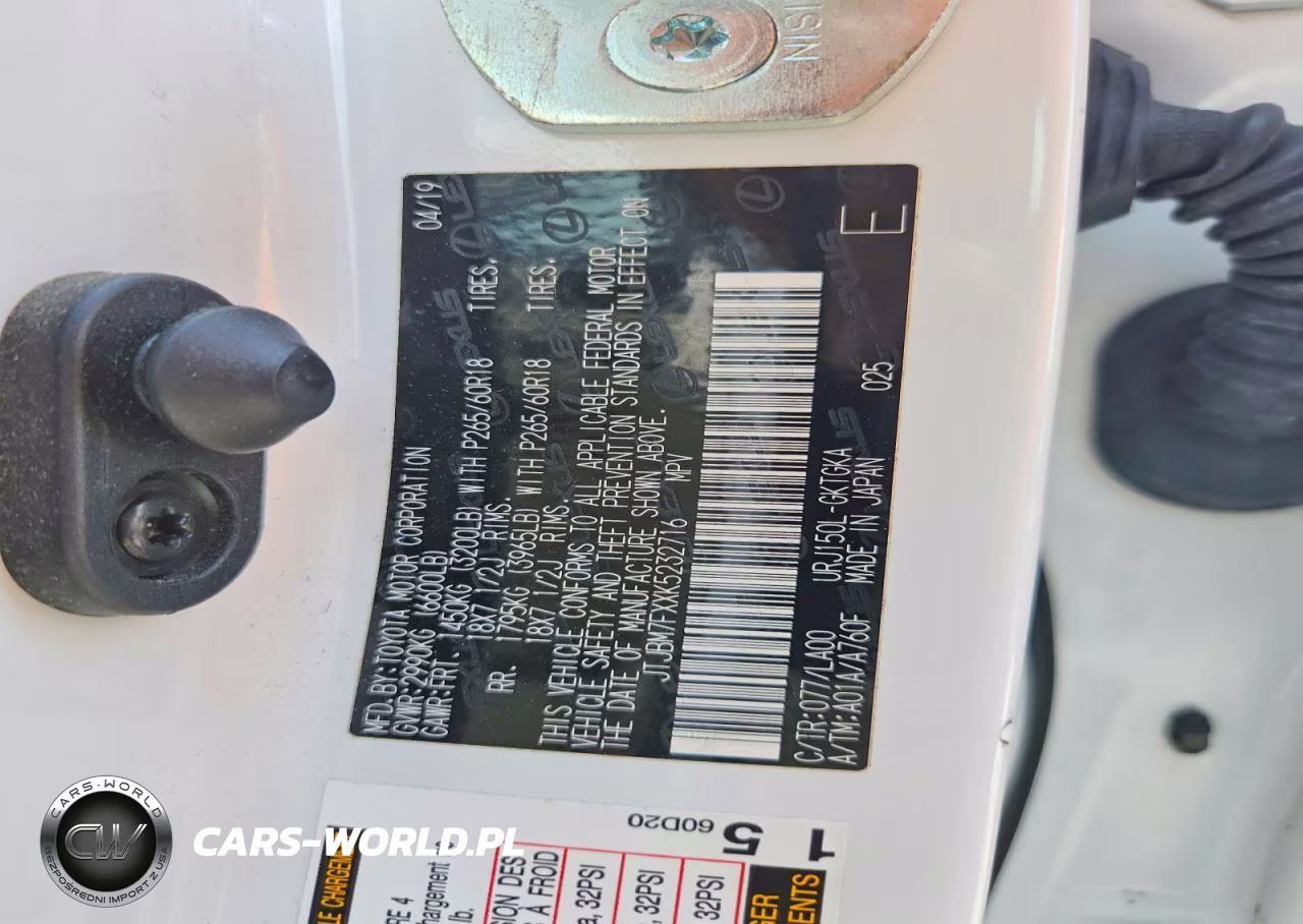 2019 Lexus Gx 460 VIN:JTJBM7FXXK5232716 - 14