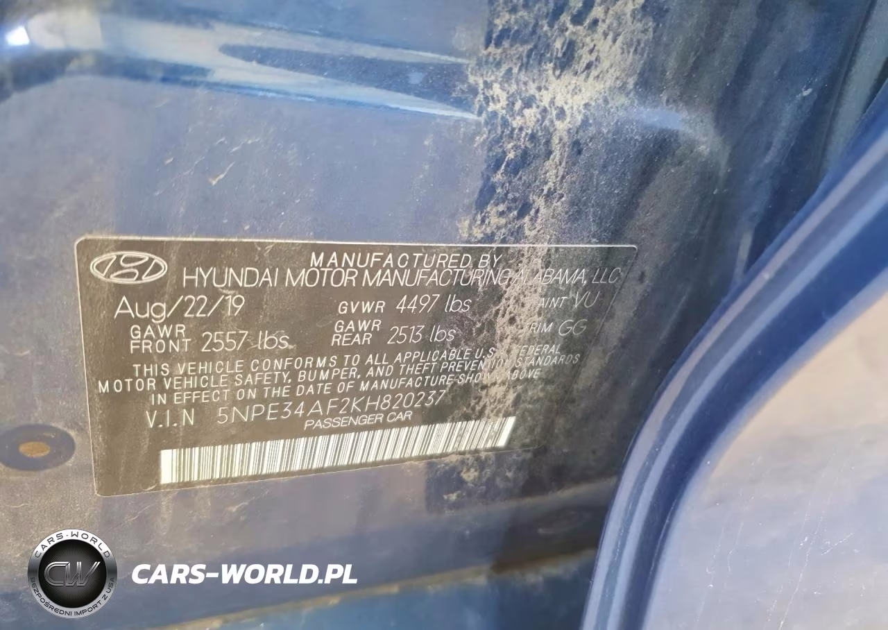 2019 Hyundai Sonata Limited VIN:5NPE34AF2KH820237 - 12