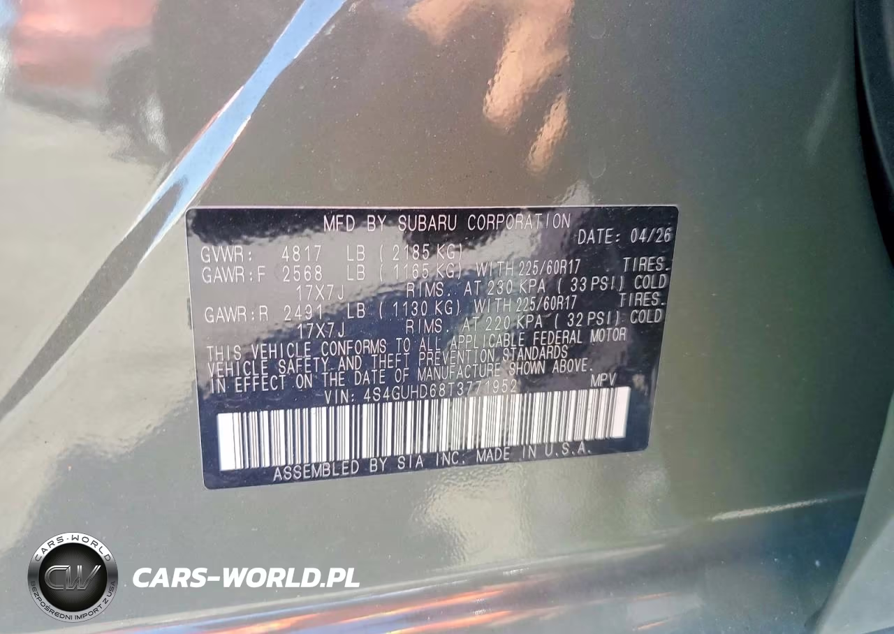 2026 Subaru Crosstrek Premium VIN:4S4GUHD68T3771952 - 13