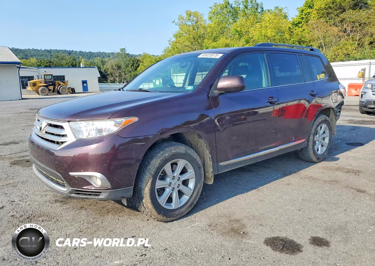 2012 Toyota Highlander Se VIN:5TDBK3EH6CS156371 - 1