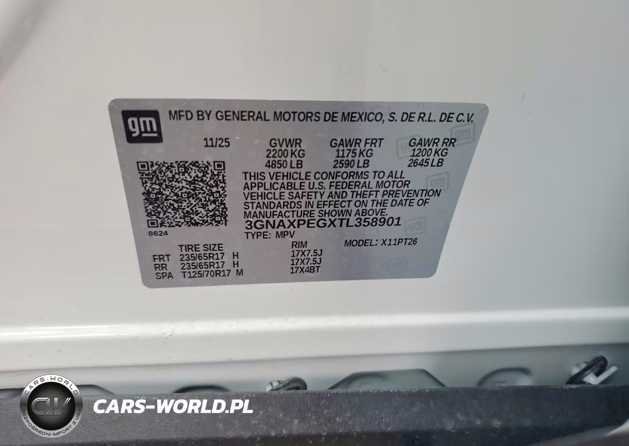 2026 Chevrolet Equinox Lt VIN:3GNAXPEGXTL358901 - 13