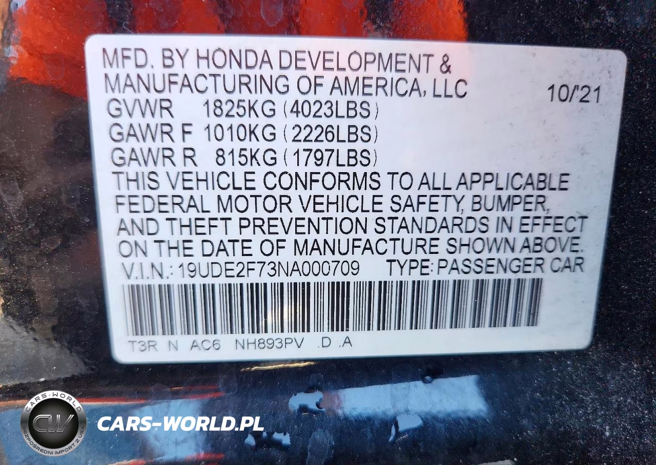 2022 Acura Ilx Premium VIN:19UDE2F73NA000709 - 12