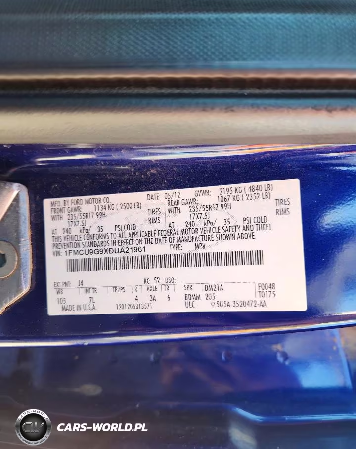 2013 Ford Escape Se VIN:1FMCU9G9XDUA21961 - 13