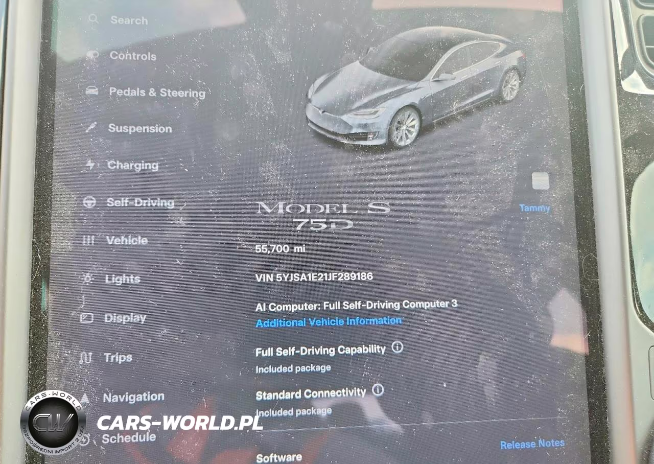2018 Tesla Model S VIN:5YJSA1E21JF289186 - 9