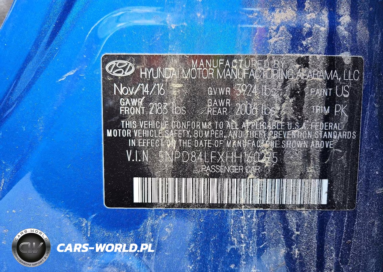 2017 Hyundai Elantra Se VIN:5NPD84LFXHH160225 - 12