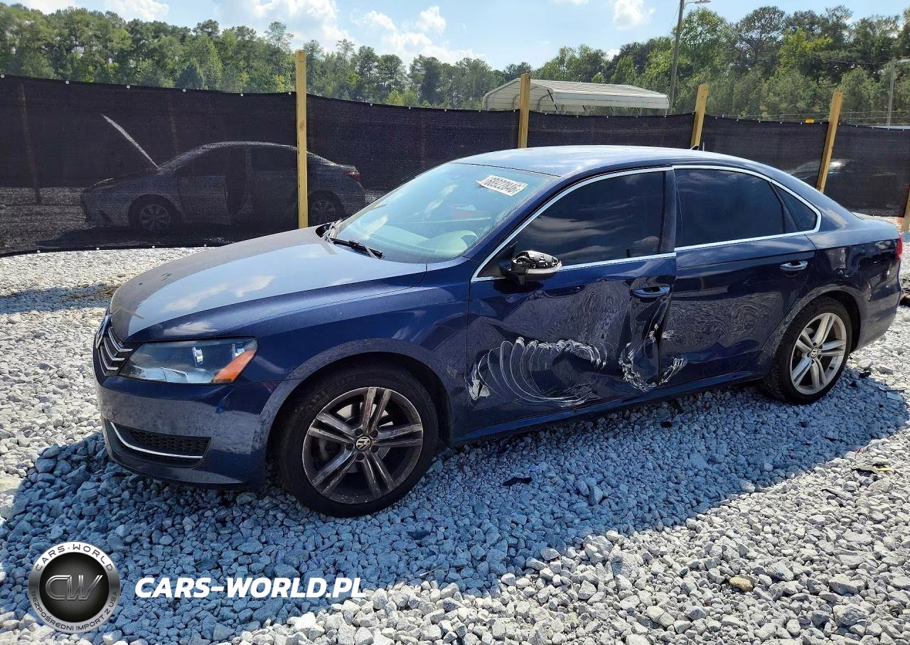 2014 Volkswagen Passat Se VIN:1VWBS7A36EC115046 - 1