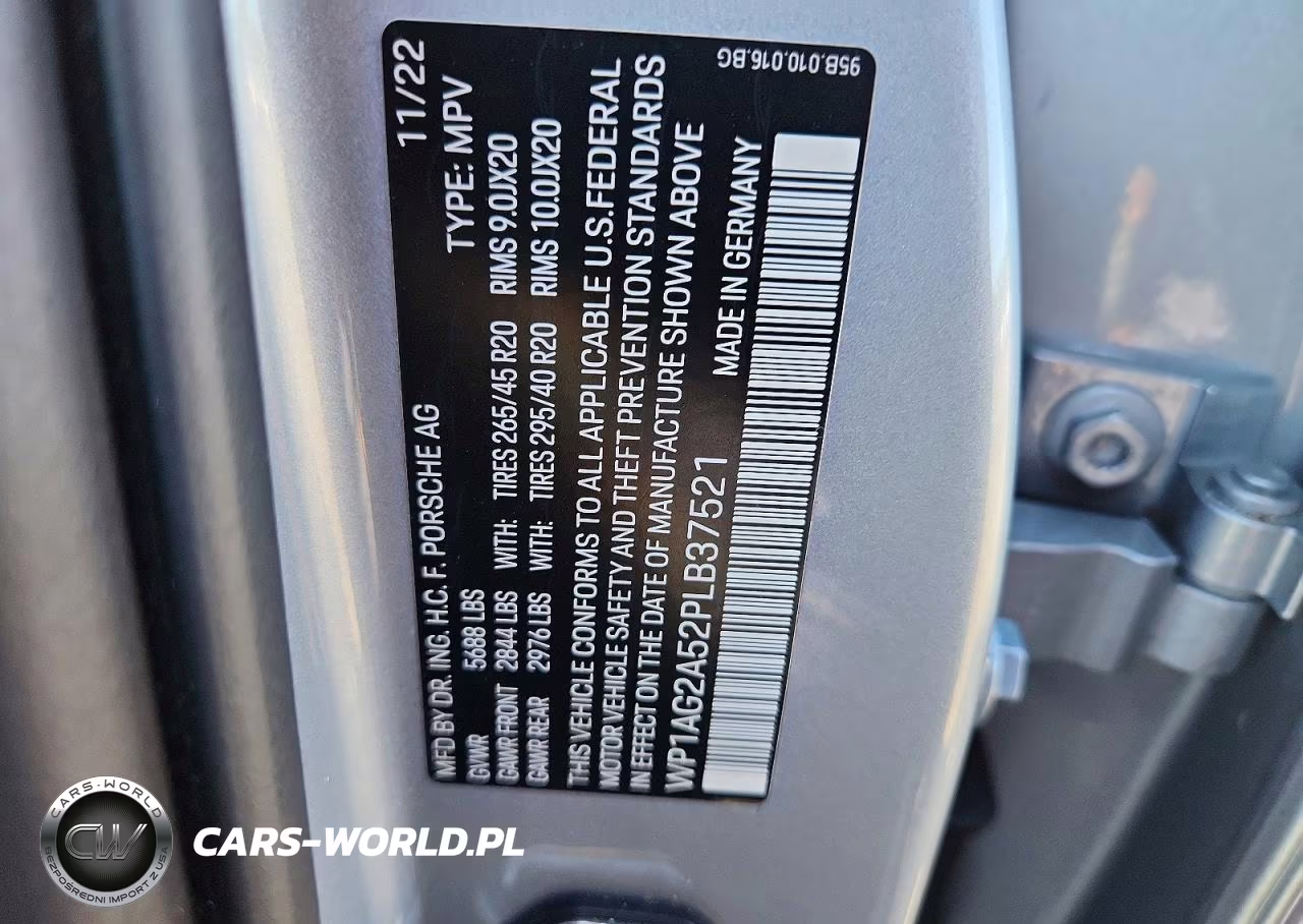 2023 Porsche Macan S VIN:WP1AG2A52PLB37521 - 13