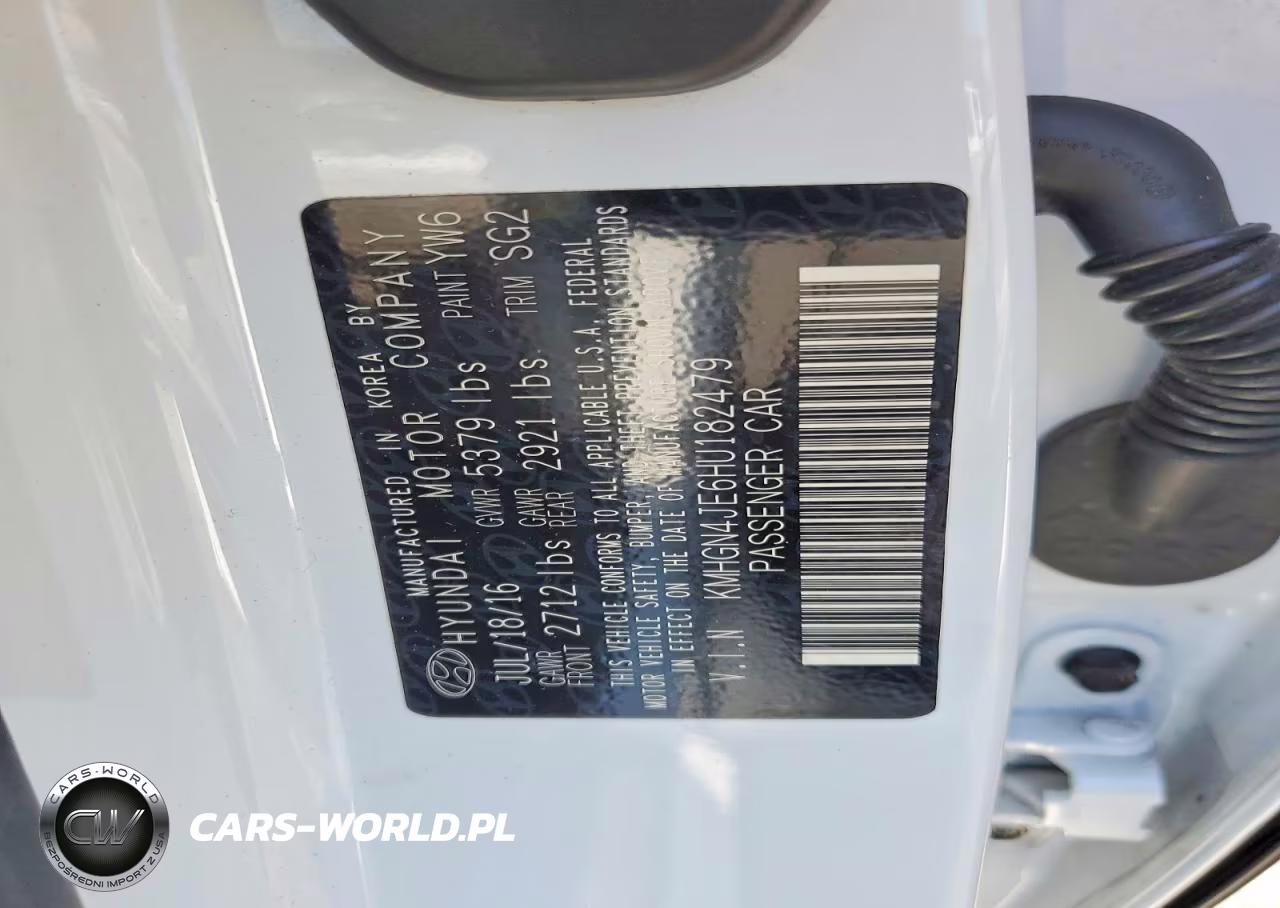 2017 Genesis G80 3.8 VIN:KMHGN4JE6HU182479 - 12