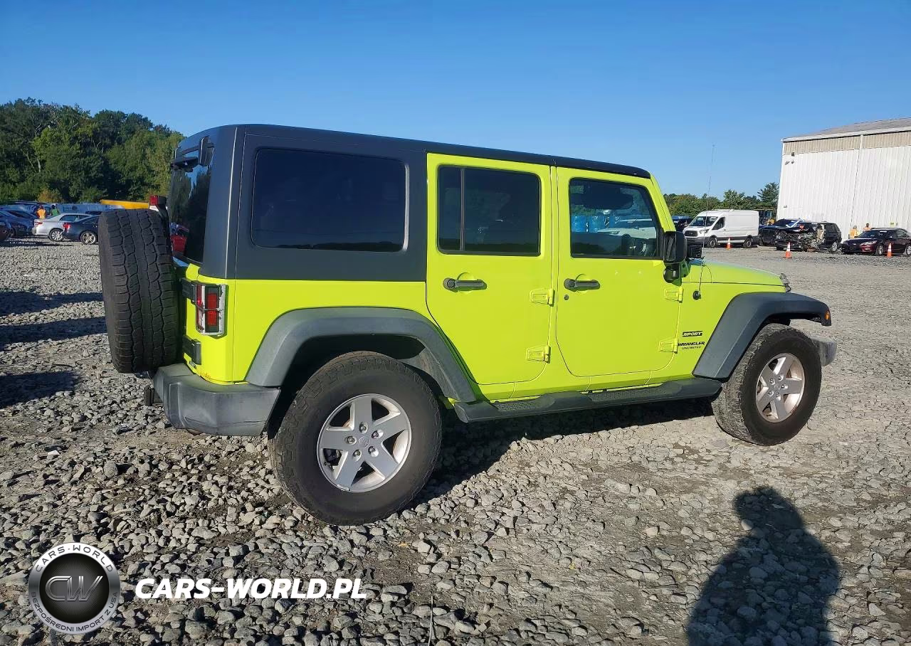 2016 Jeep Wrangler Unlimited Sport VIN:1C4BJWDG6GL304183 - 3