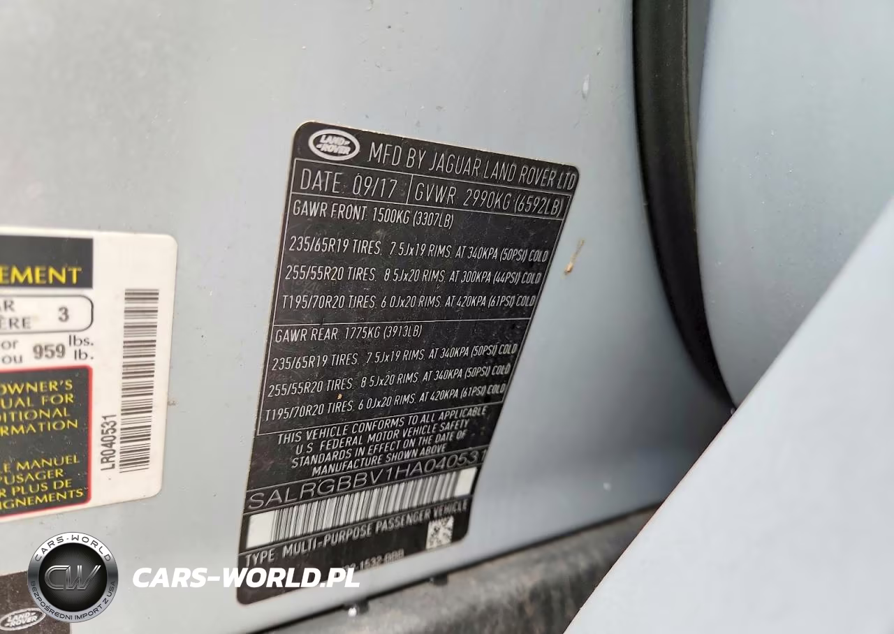 2017 Land Rover Discovery Se VIN:SALRGBBV1HA040531 - 13