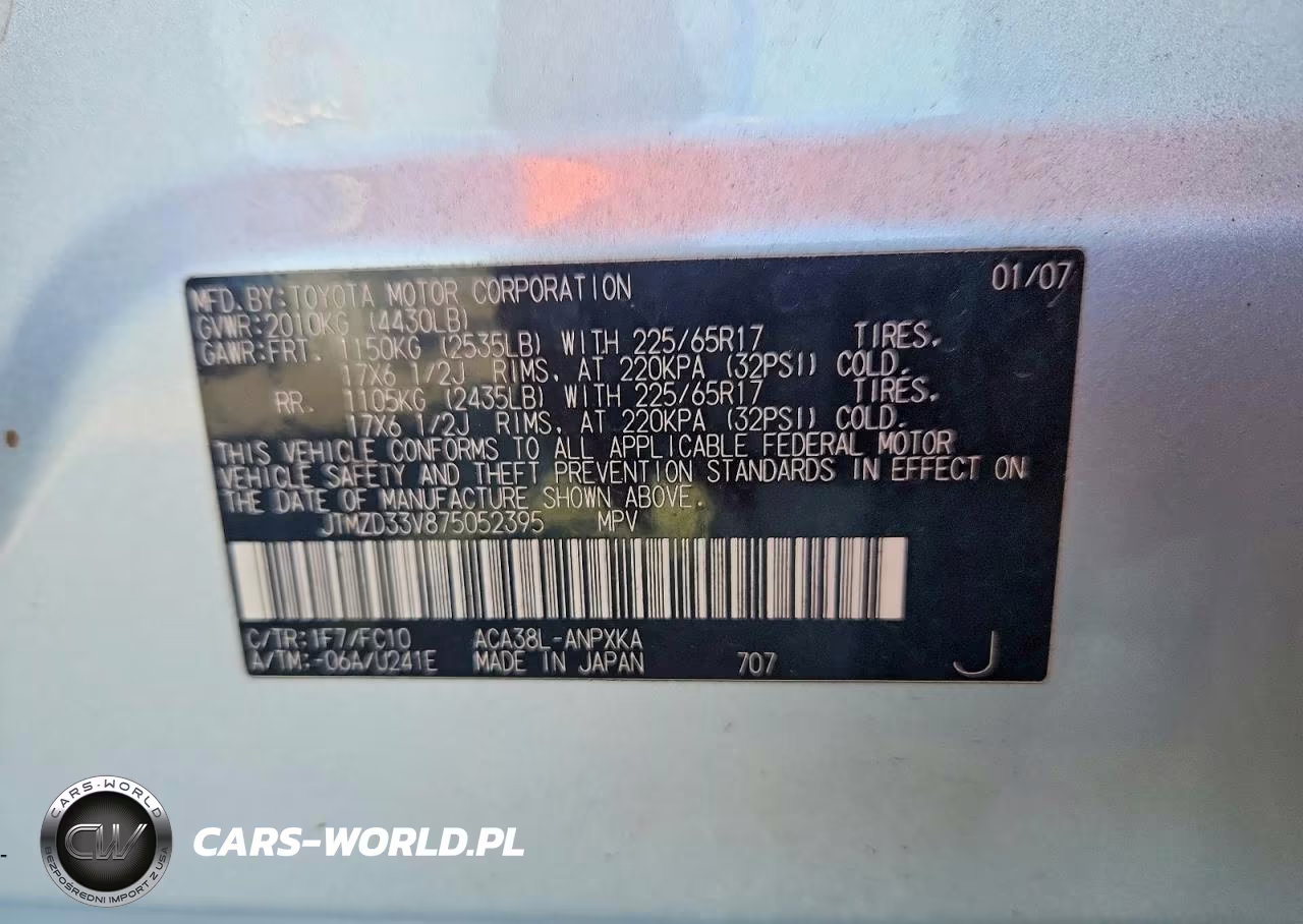 2007 Toyota Rav4 Base VIN:JTMZD33V875052395 - 13