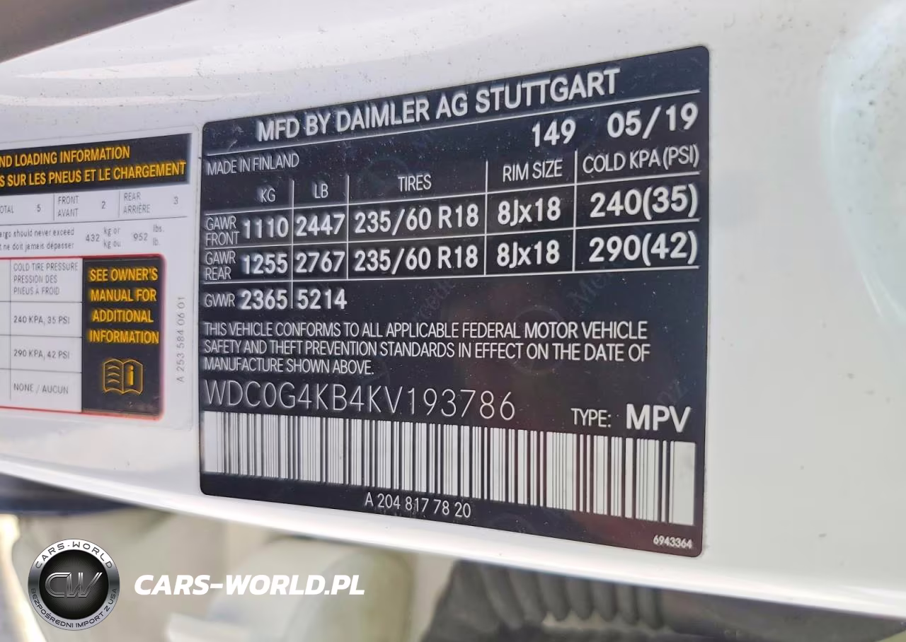 2019 Mercedes-Benz Glc 300 4Matic VIN:WDC0G4KB4KV193786 - 13