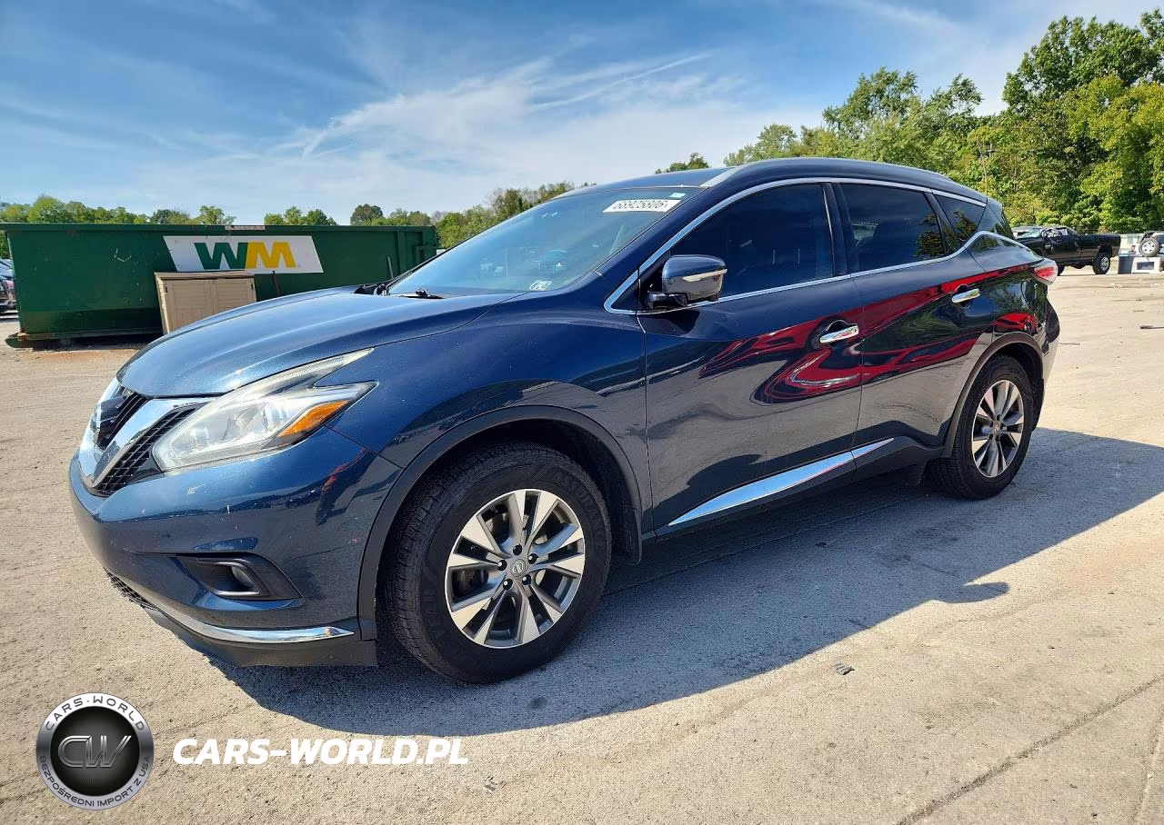2015 Nissan Murano Sl VIN:5N1AZ2MH7FN271926 - 1