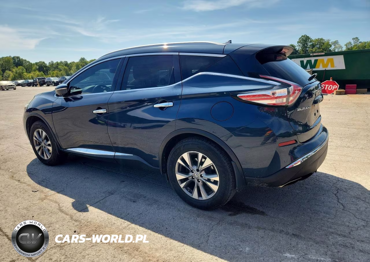2015 Nissan Murano Sl VIN:5N1AZ2MH7FN271926 - 2