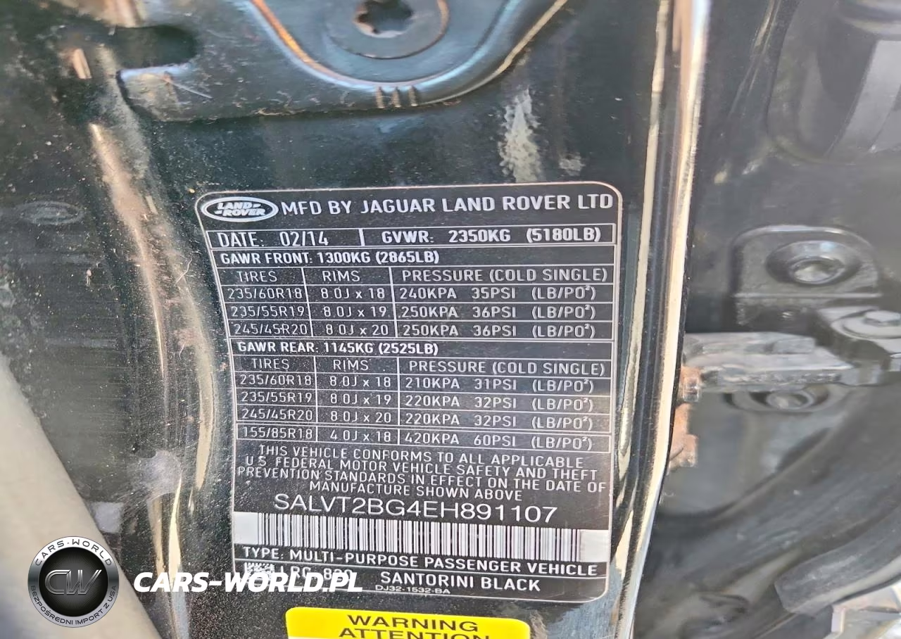 2014 Land Rover Range Rover Evoque Dynamic Premium VIN:SALVT2BG4EH891107 - 13