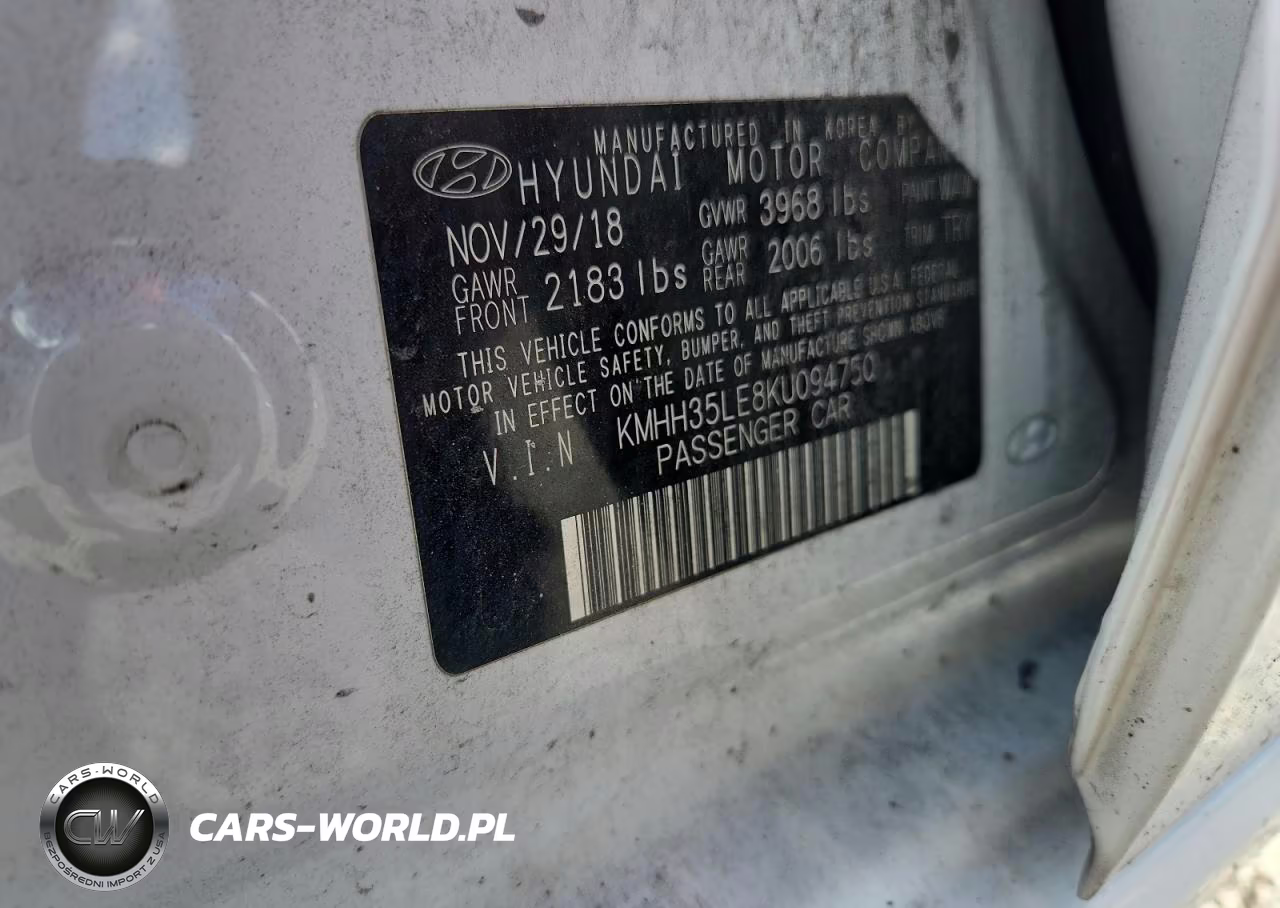 2019 Hyundai Elantra Gt Base VIN:KMHH35LE8KU094750 - 13