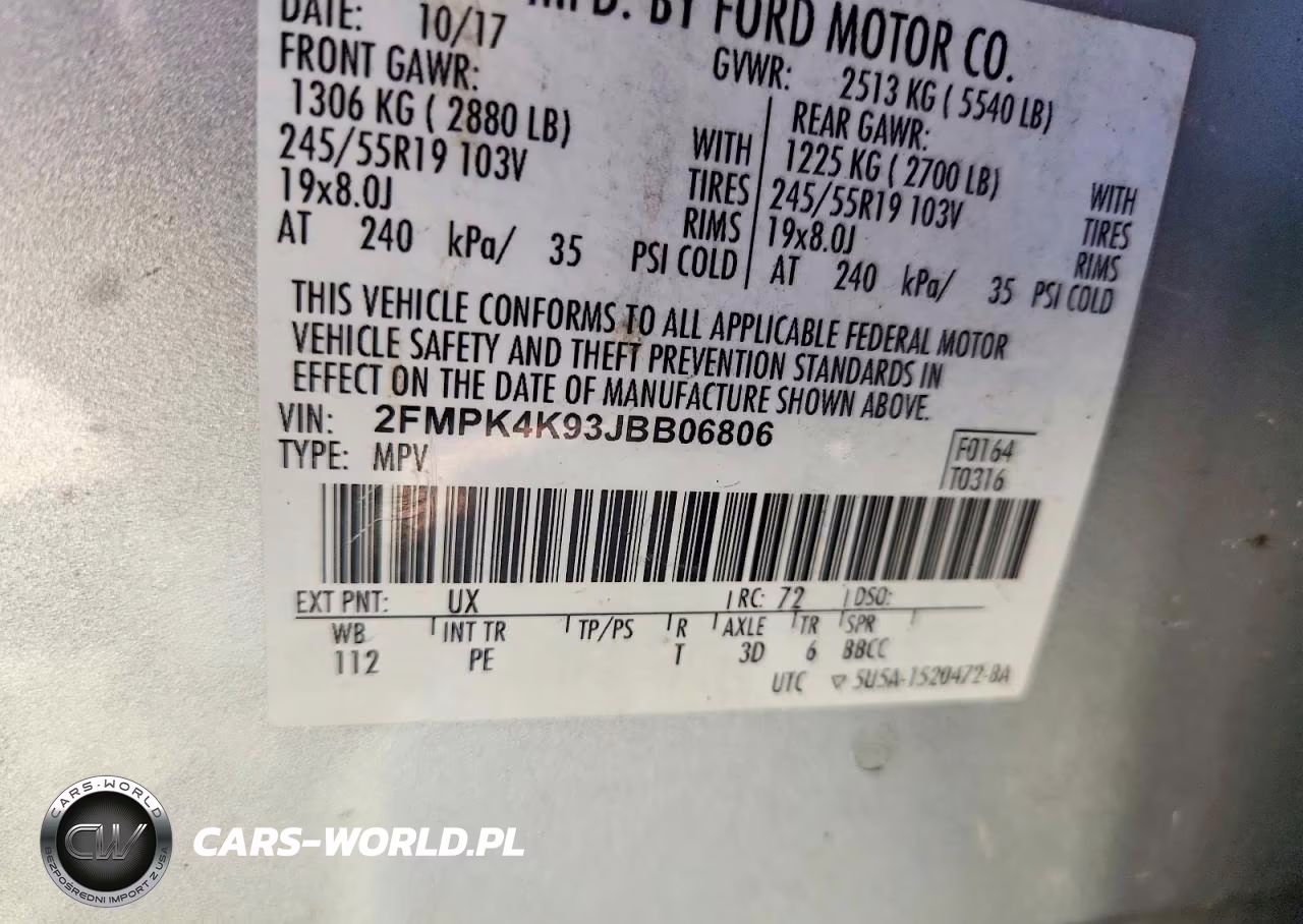 2018 Ford Edge Titanium VIN:2FMPK4K93JBB06806 - 12