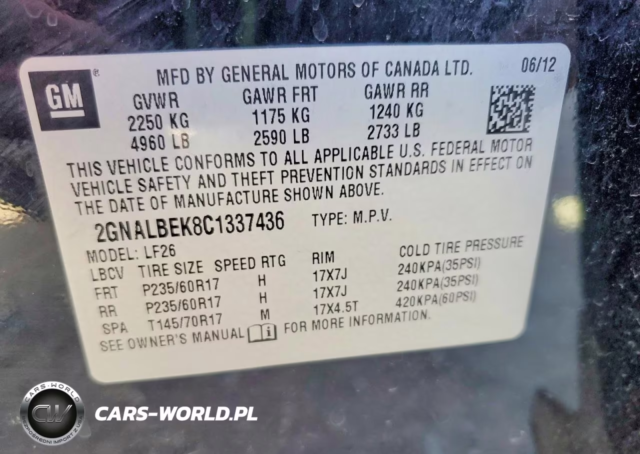 2012 Chevrolet Equinox Ls VIN:2GNALBEK8C1337436 - 13