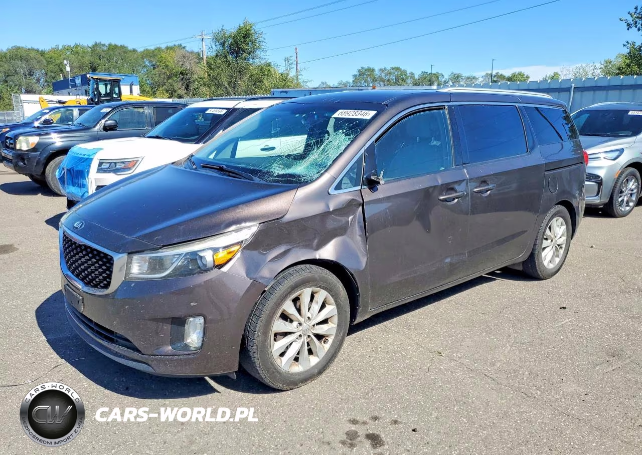 2016 Kia Sedona Ex VIN:KNDMC5C16G6184300 - 1