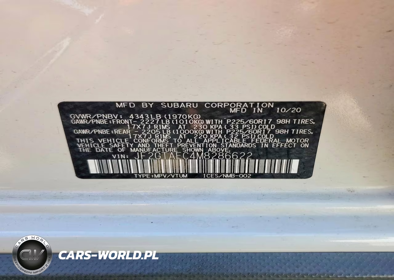 2021 Subaru Crosstrek Premium VIN:JF2GTAEC4M8286622 - 13