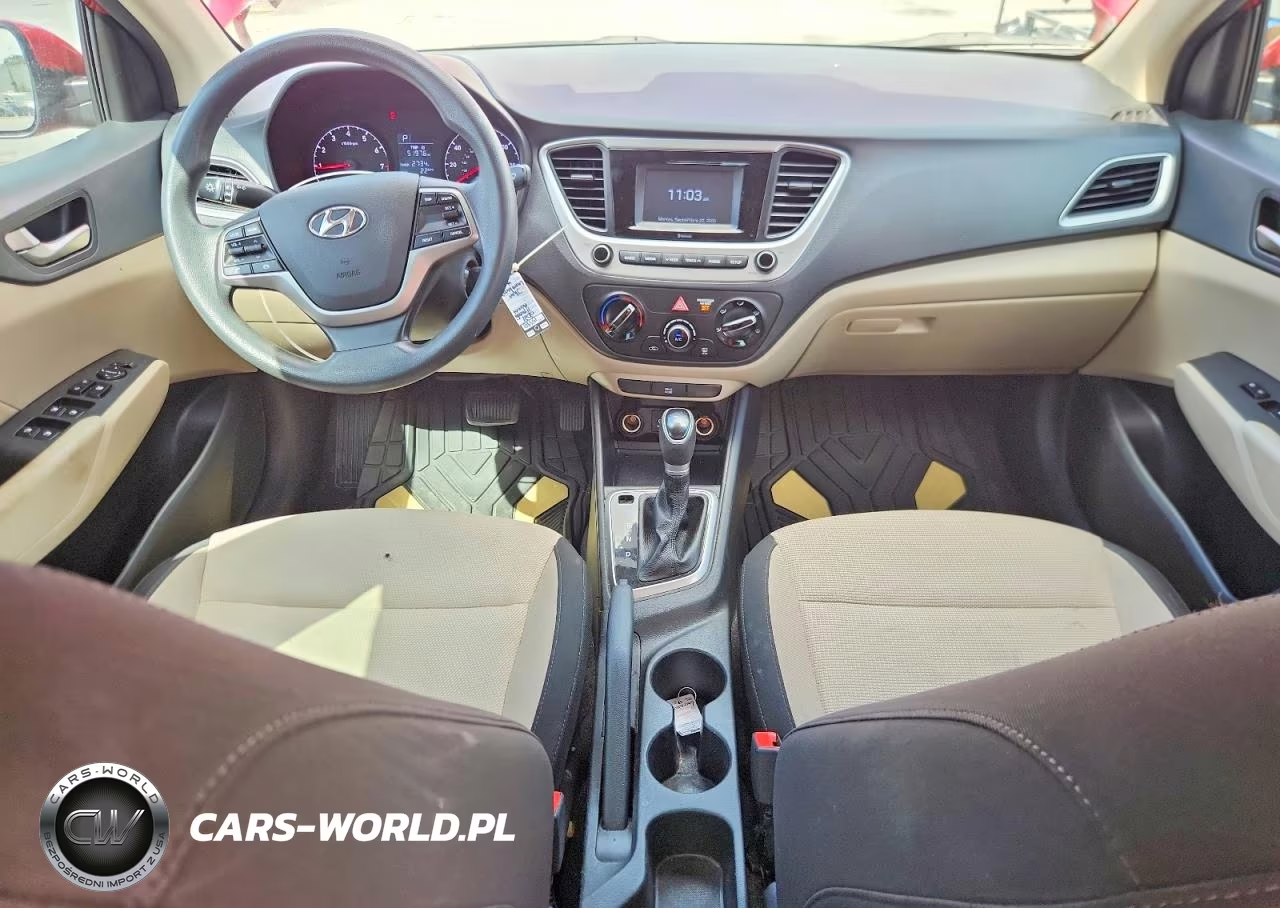 2021 Hyundai Accent Se VIN:3KPC24A64ME146416 - 8