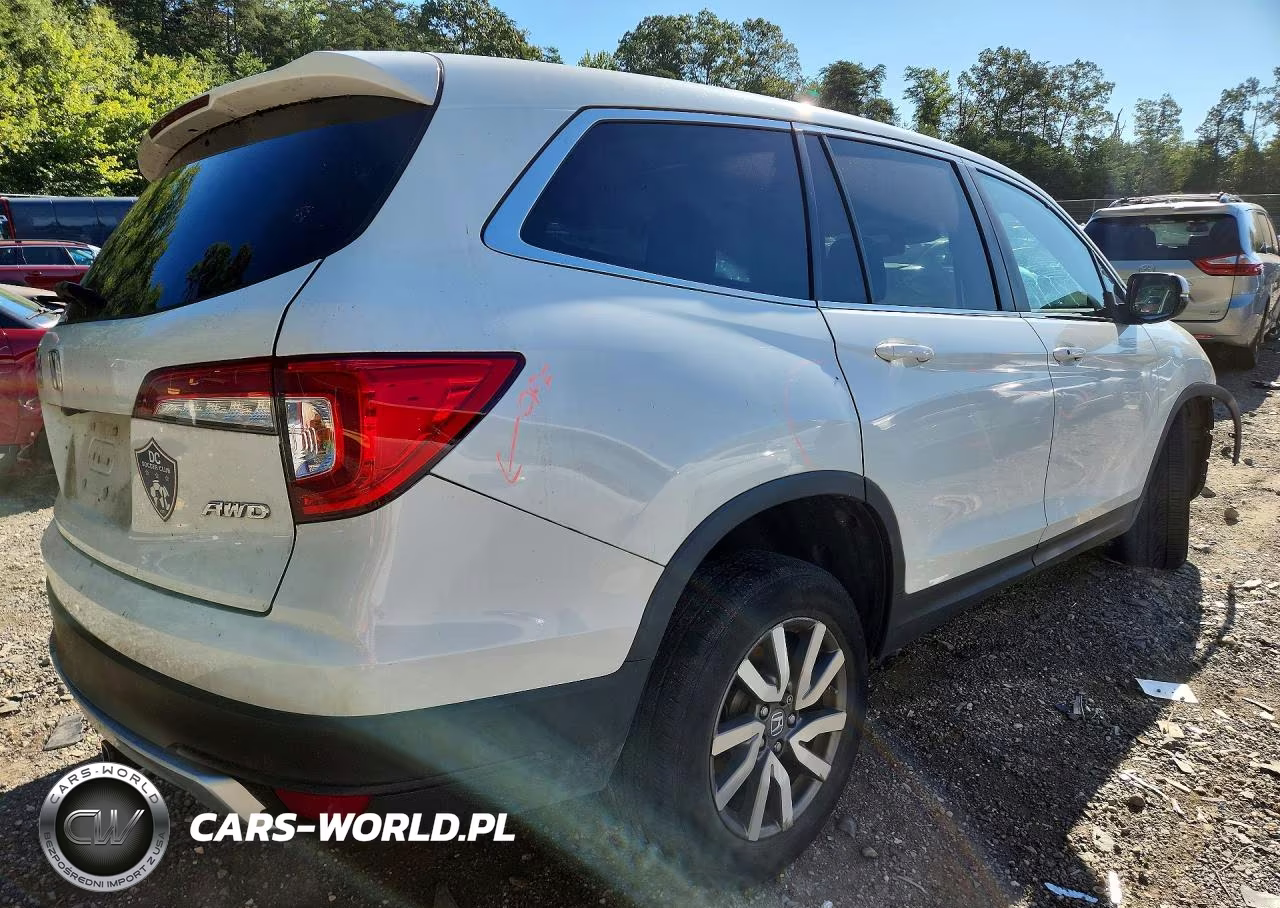 2021 Honda Pilot Exl VIN:5FNYF6H53MB090403 - 3