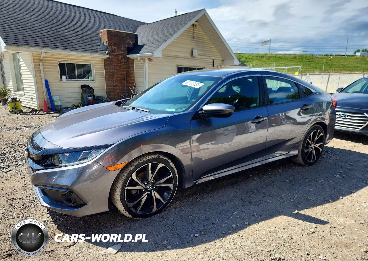 2020 Honda Civic Sport VIN:2HGFC2F84LH534193 - 1