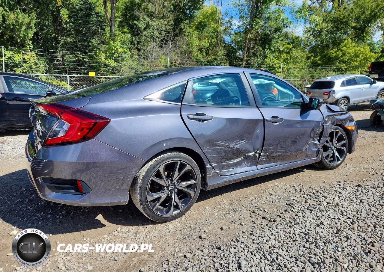 2020 Honda Civic Sport VIN:2HGFC2F84LH534193 - 3