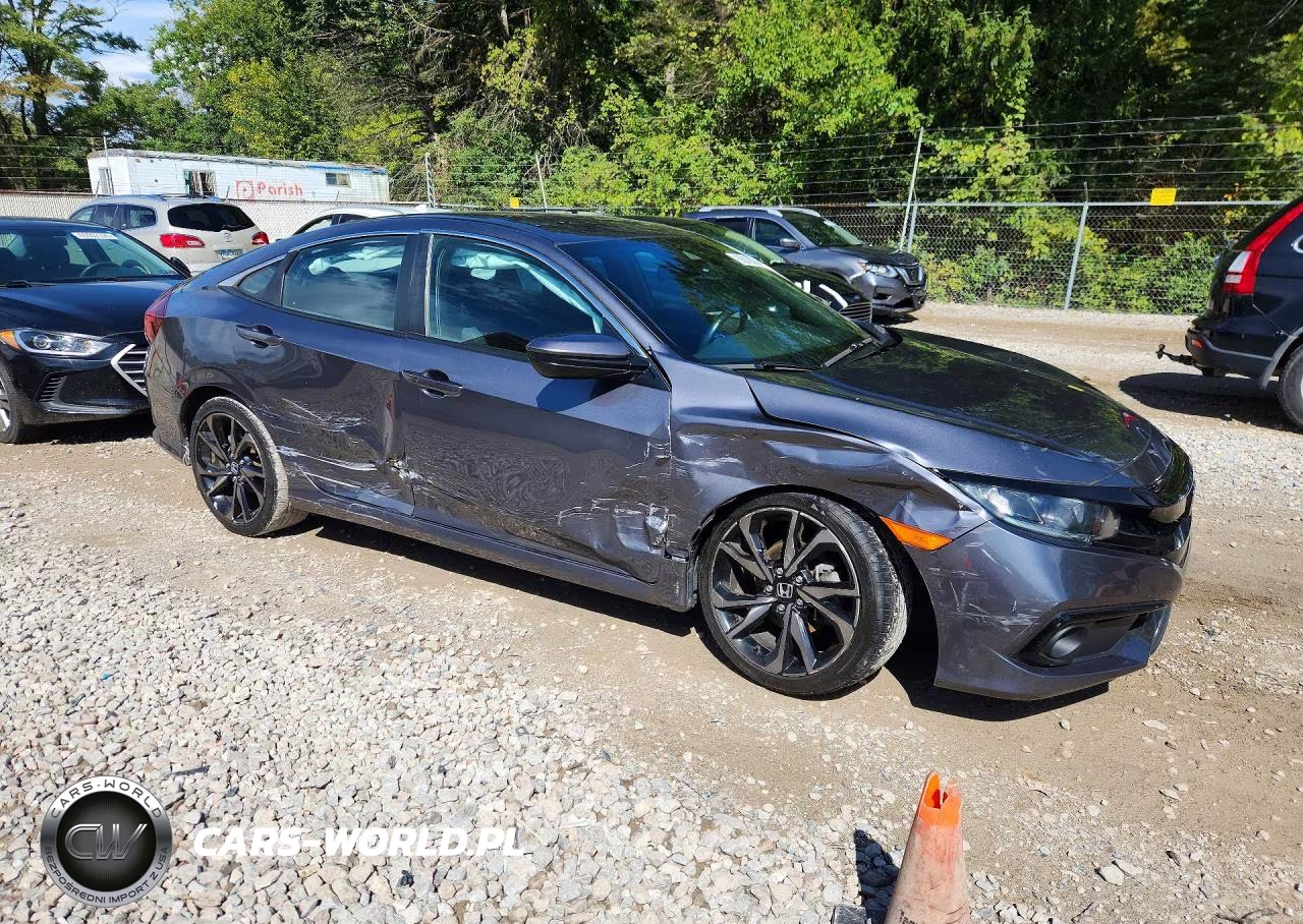 2020 Honda Civic Sport VIN:2HGFC2F84LH534193 - 4