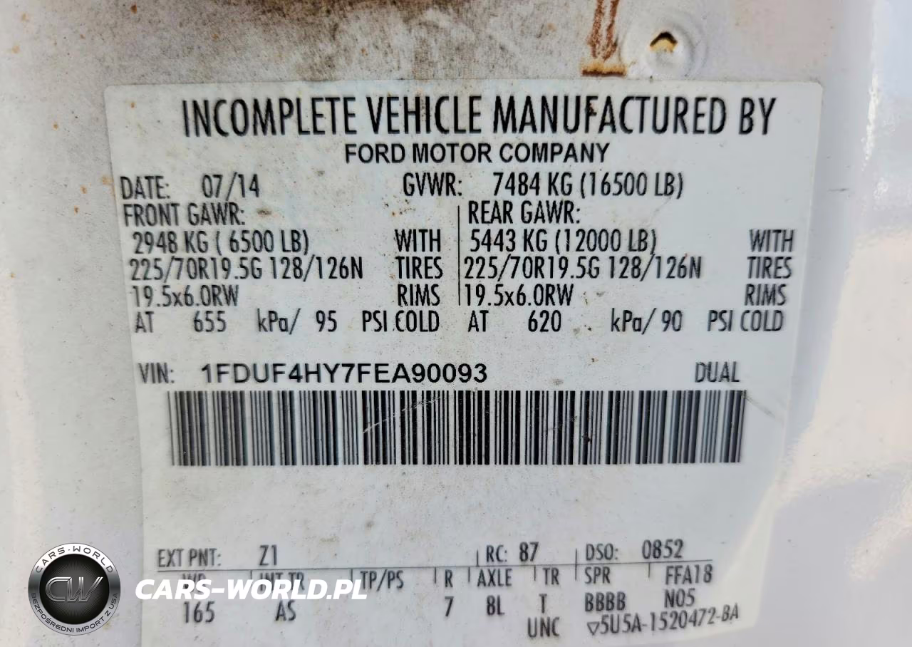 2015 Ford F450 Super Duty VIN:1FDUF4HY7FEA90093 - 13