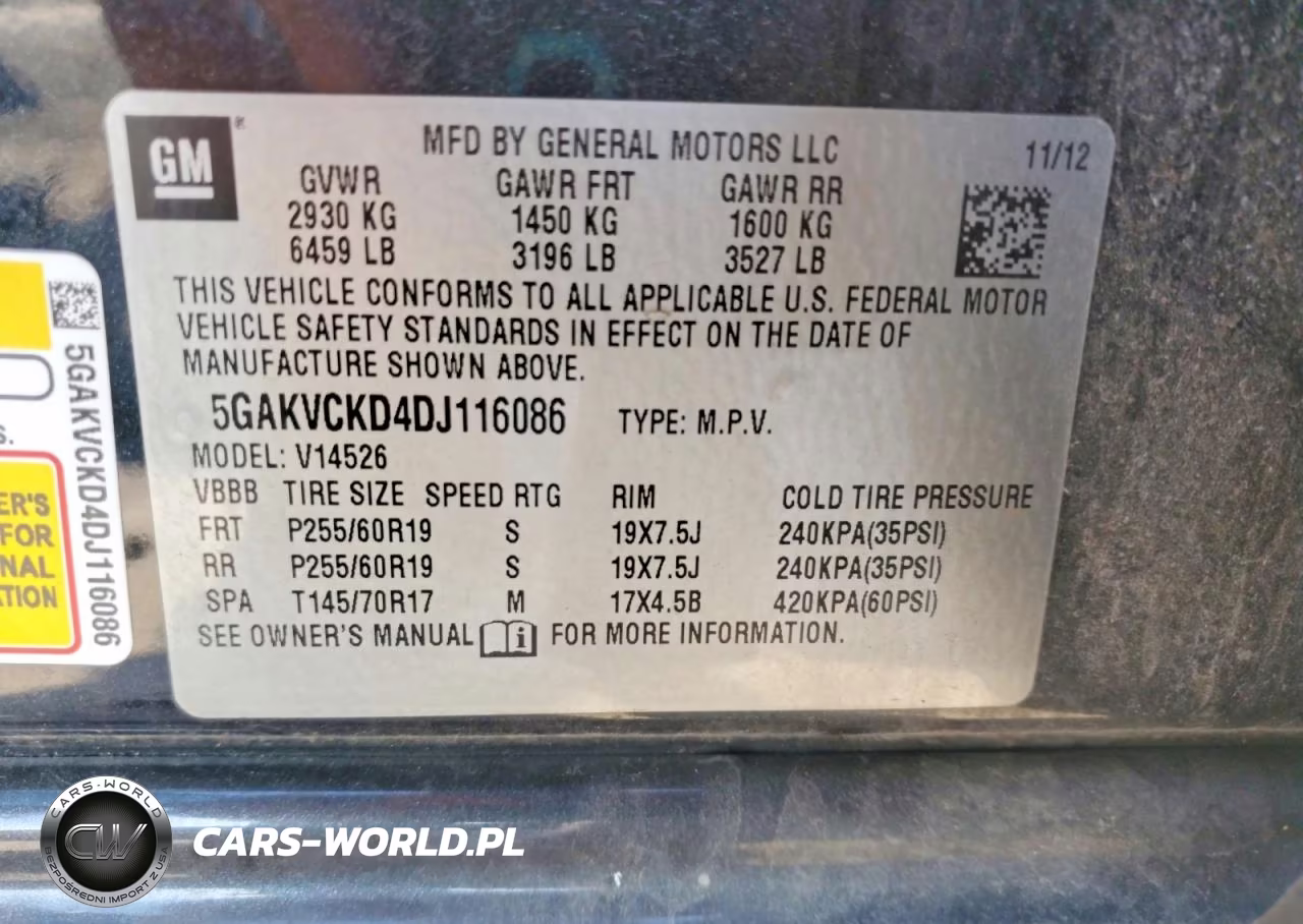 2013 Buick Enclave VIN:5GAKVCKD4DJ116086 - 13