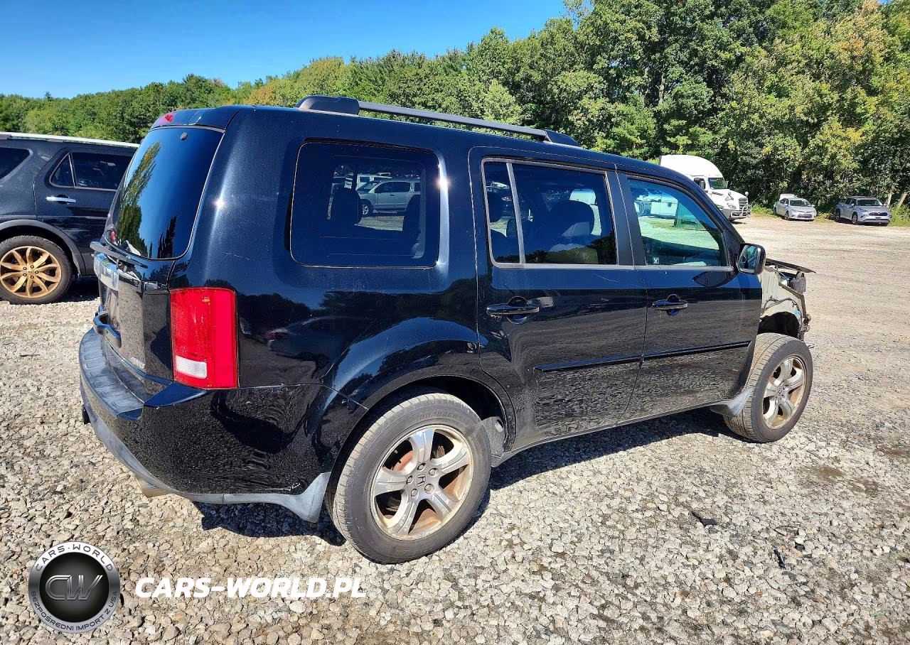 2012 Honda Pilot Exln VIN:5FNYF4H70CB047755 - 3