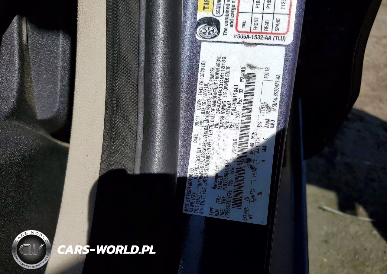 2012 Ford Fiesta Se VIN:3FADP4BJ3CM118139 - 12