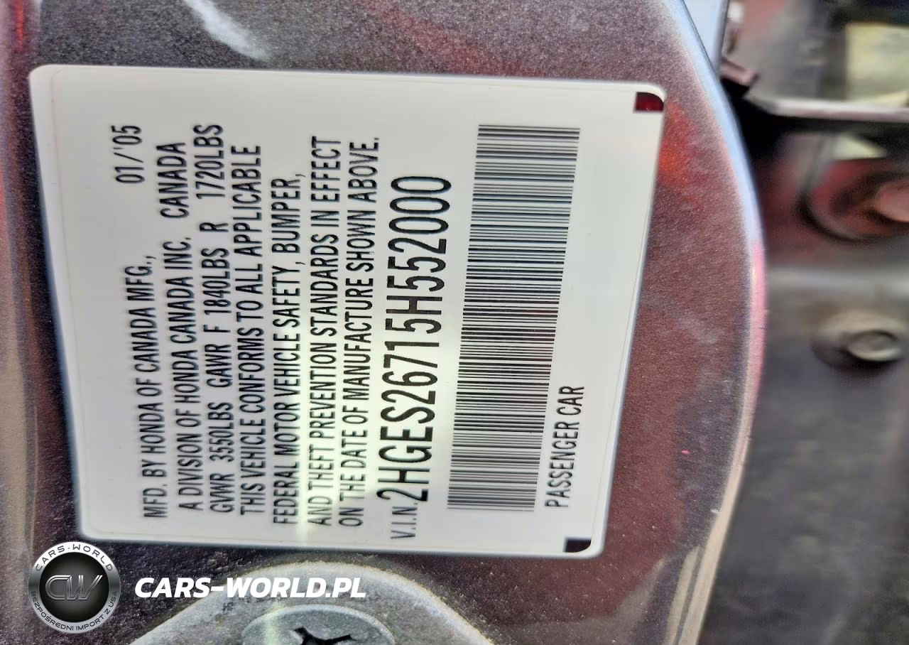2005 Honda Civic Ex VIN:2HGES26715H552000 - 12
